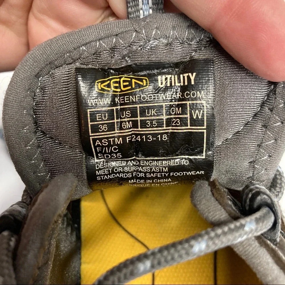 KEEN ReGen Utility Men's Atlanta Cool 2 Steel Toe Work Shoe, US 6M Brown Gray - Picture 7 of 7